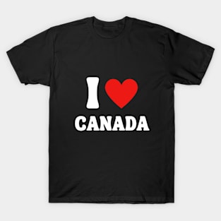 I Love Canada T-Shirt